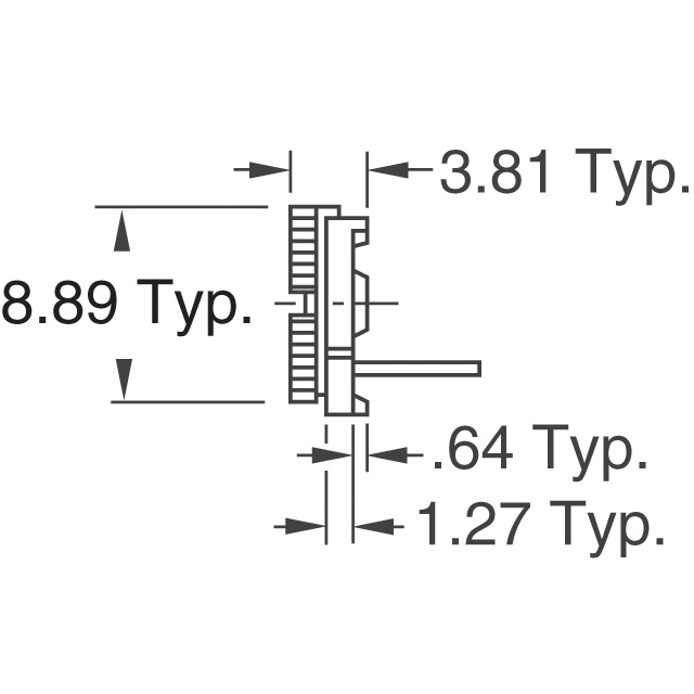 3352E-1-504 Bourns Inc.  Thumbwheel Potentiometers